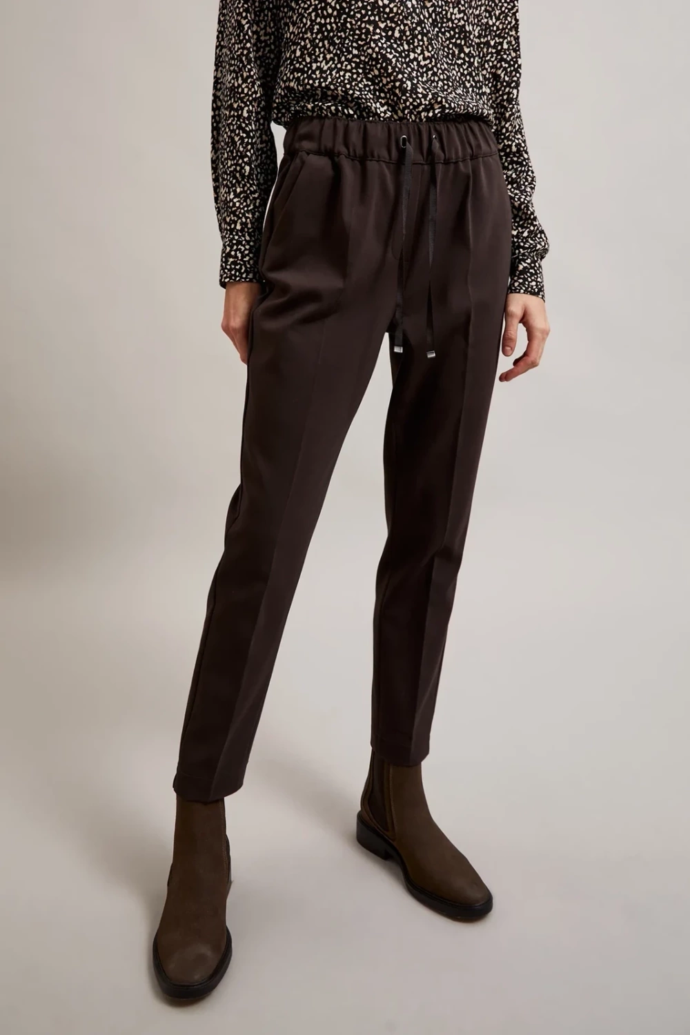 Marisse Women's Trousers Z-Sp-4522 Brown