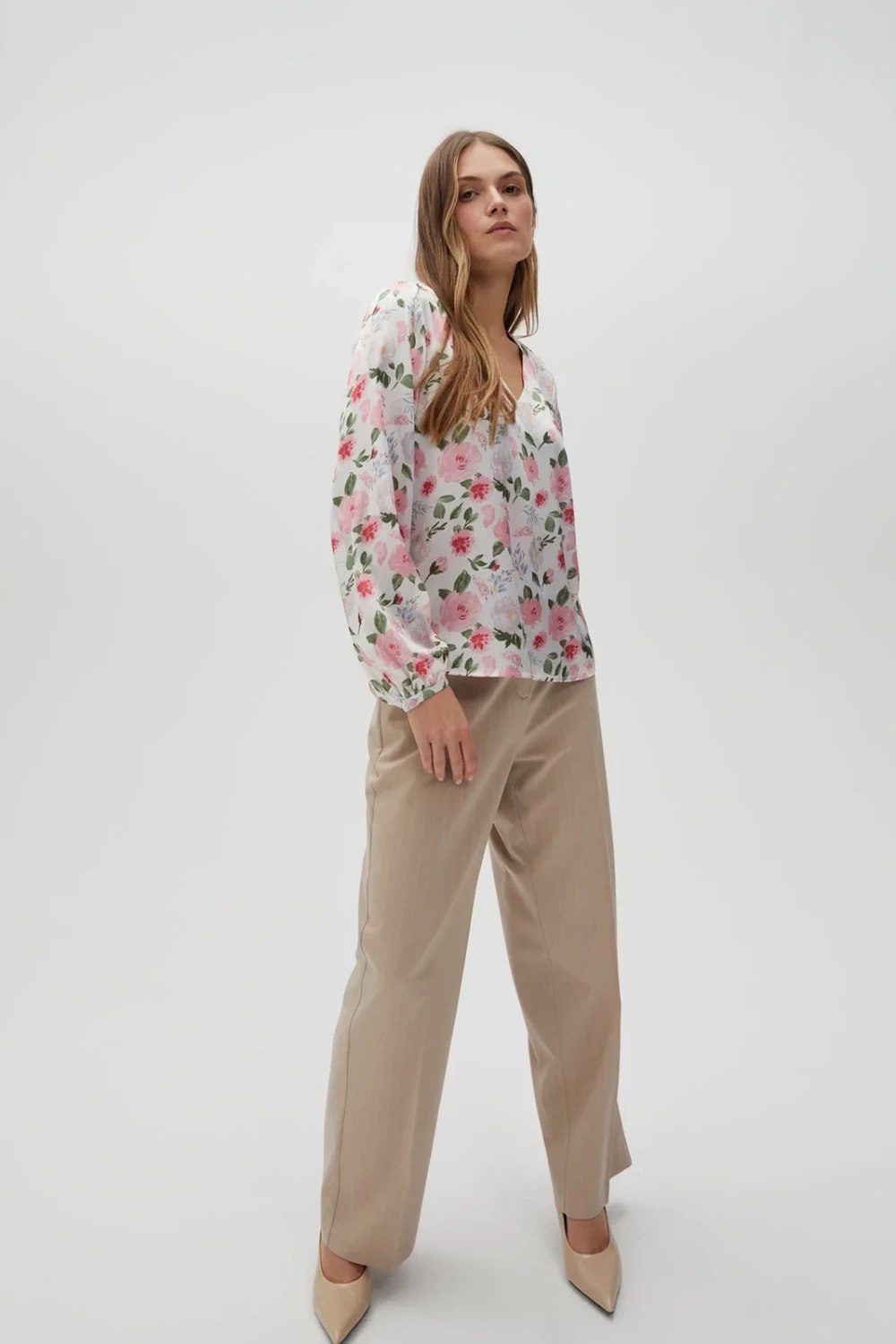 Marisse Women&#039;s Shirt L-Ko-4633 Off White