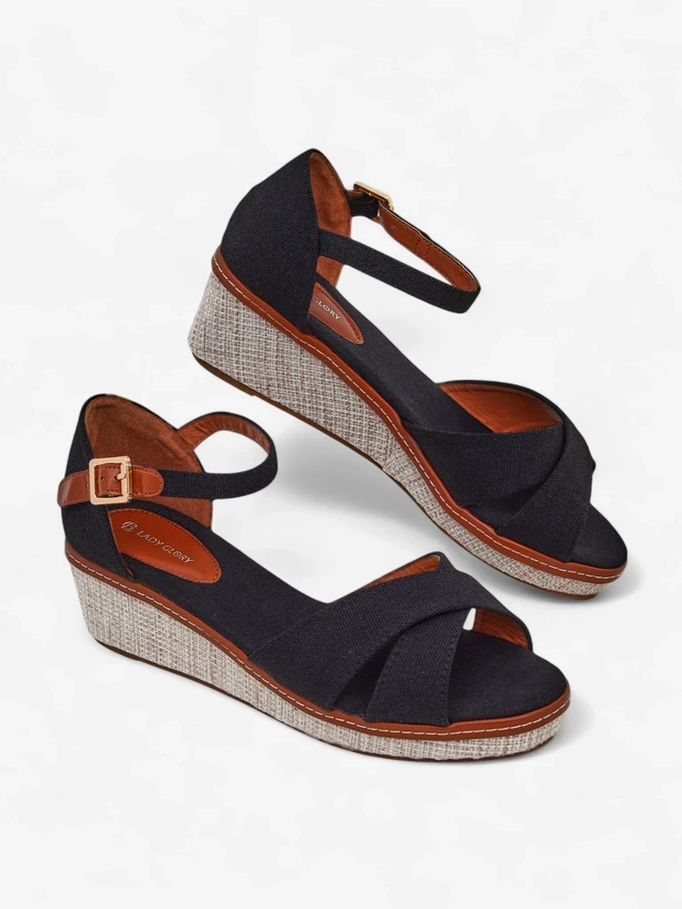 Resti Women&#039;s wedge sandals without toe Terrific