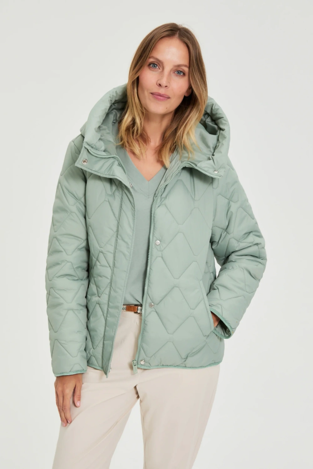 Dámska bunda Marisse L-KU-4900 OLIVE