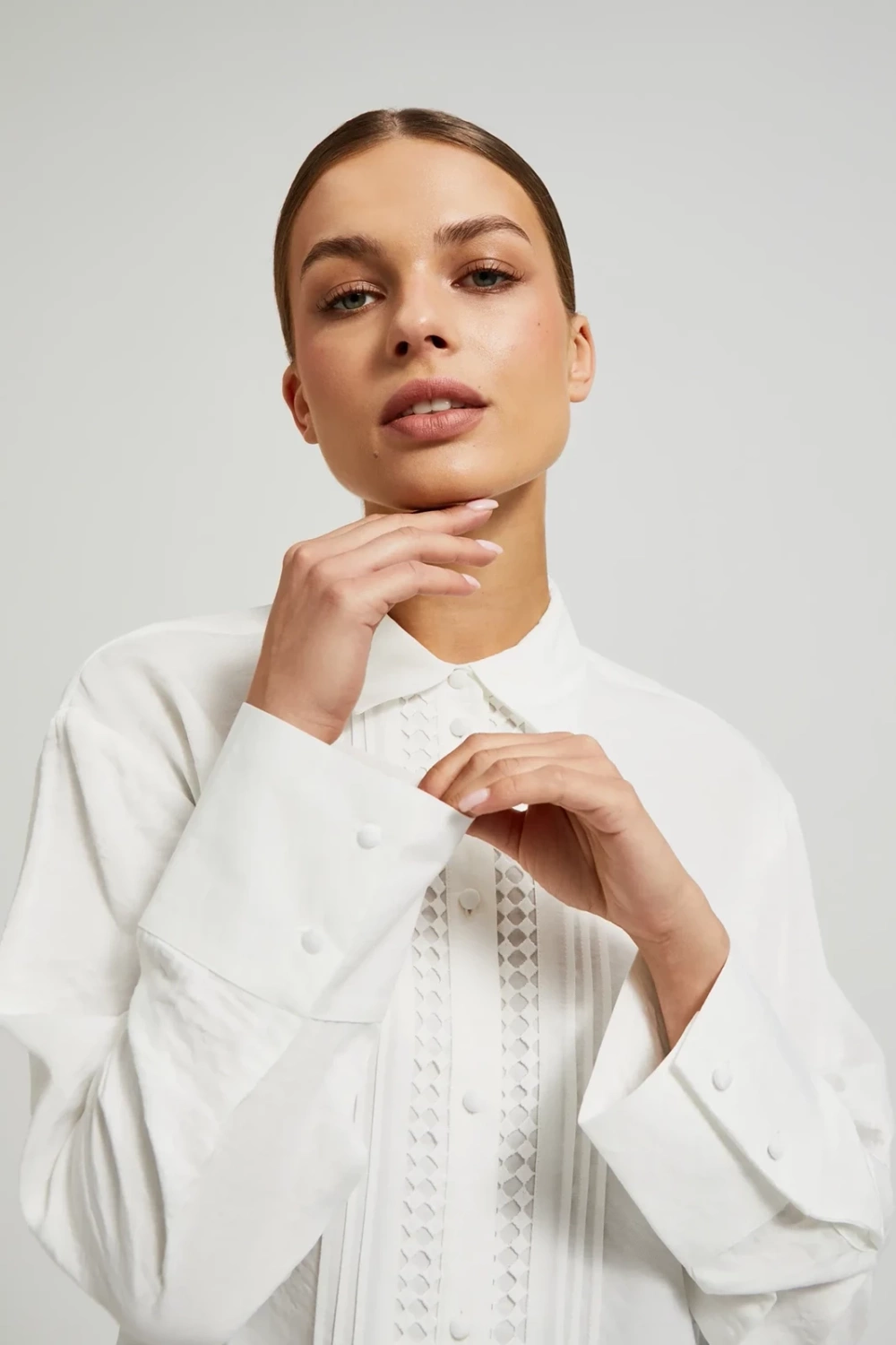 Marisse Women's Shirt Z-Ko-4528 White