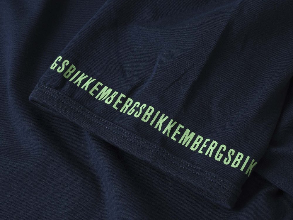 BIKKEMBERGS - pánske tričko 2-pack - námornícka modrá