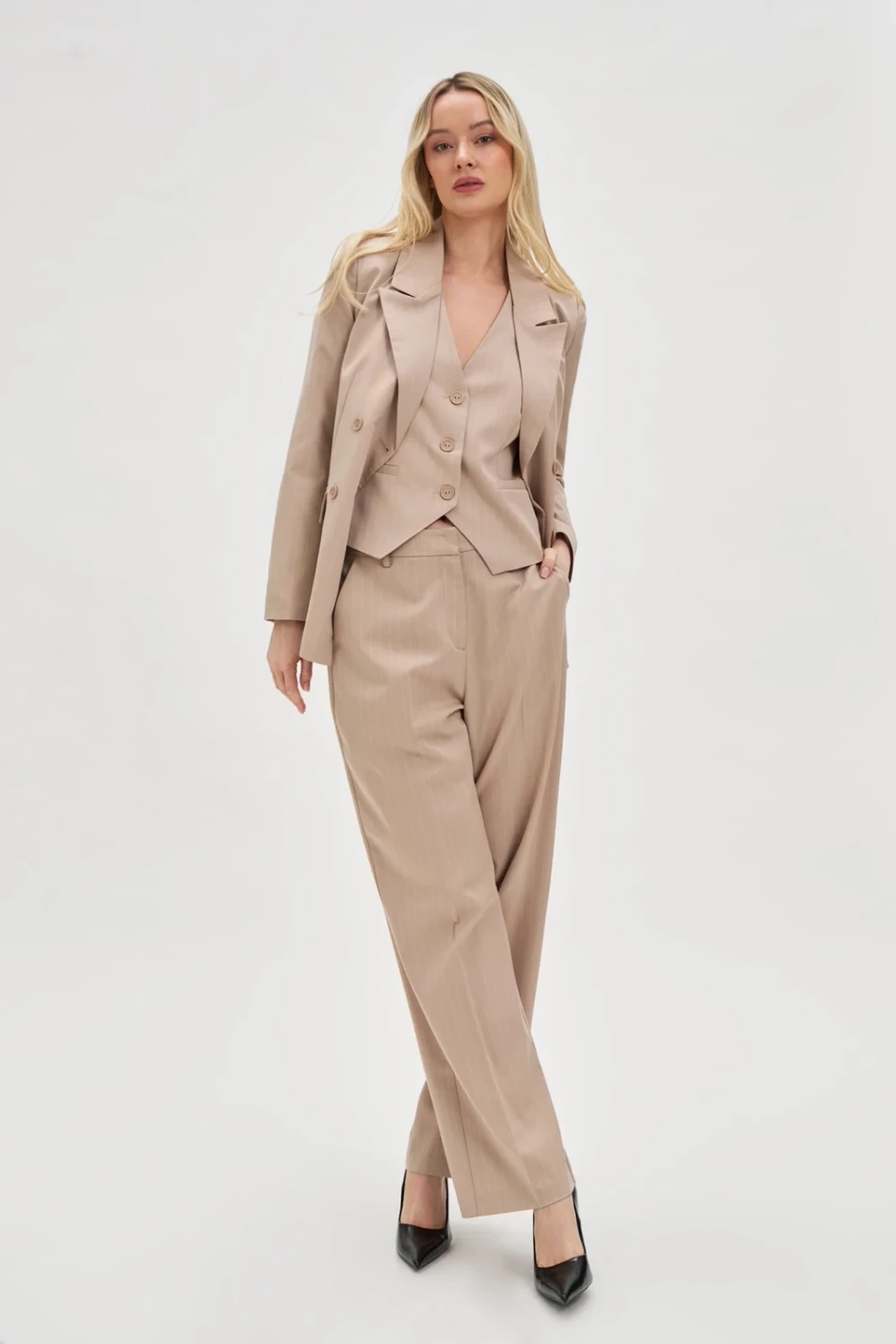 Marisse Women's Jacket L-Ka-4614 L.Beige