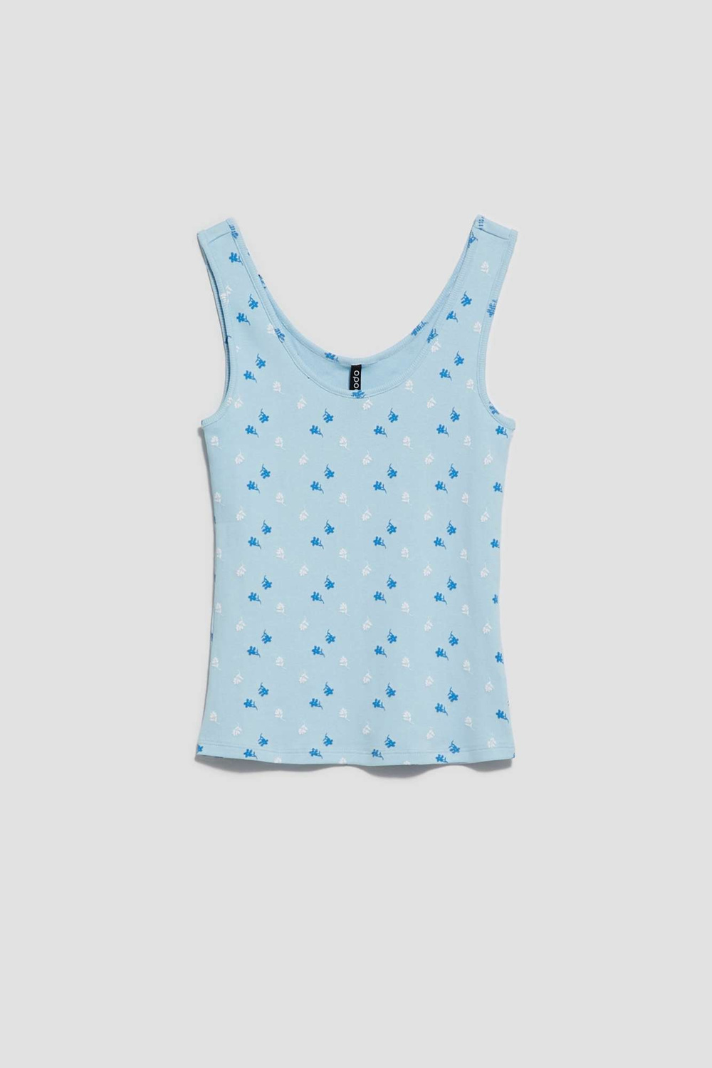 WOMEN'S TOP L-TS-4082 LIGHT BLUE