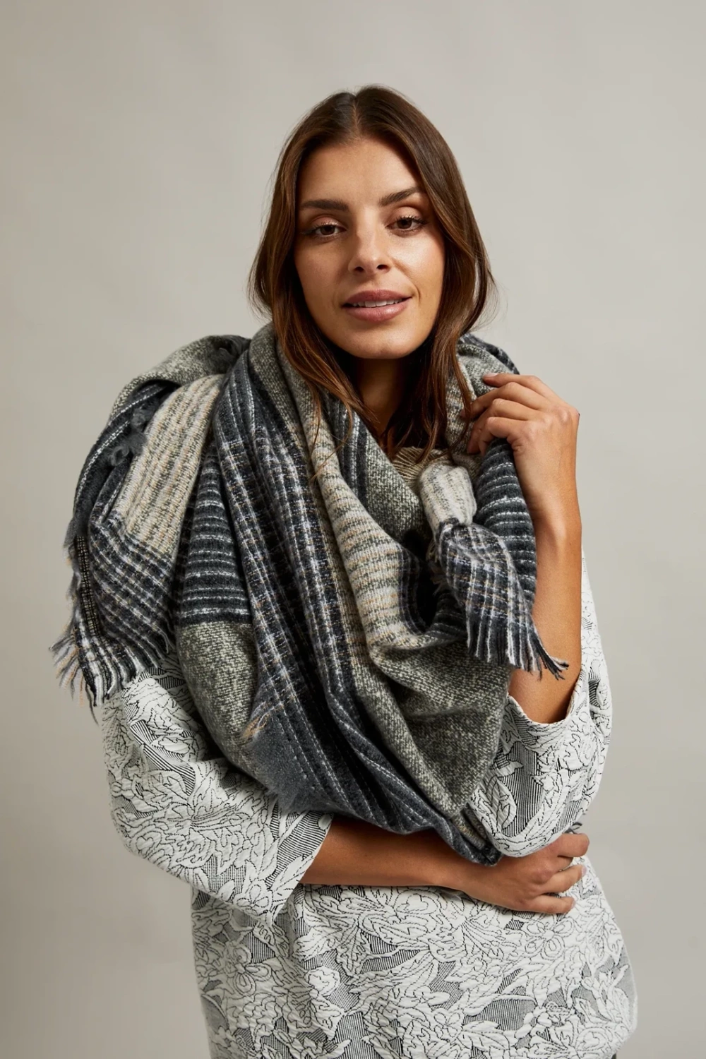 Marisse Women&#039;s Scarf Z-Sz-4521 Grey