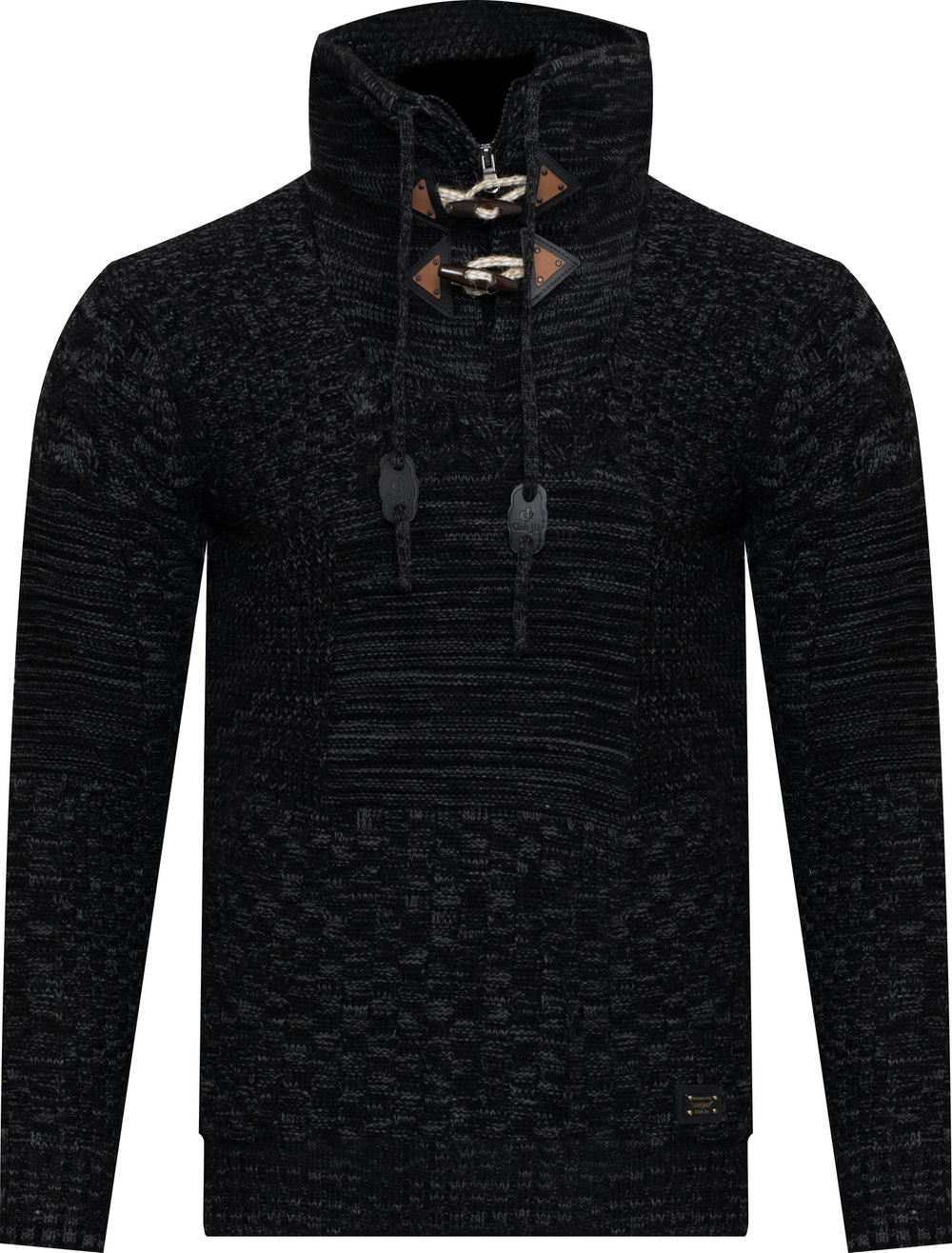 Черни мъжки чехли CLUB JU PARIS