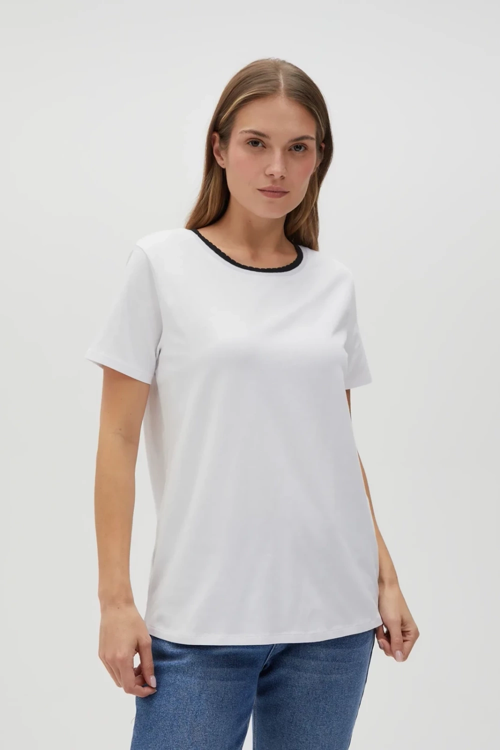 Marisse Women&#039;s T-Shirt L-Ts-4601 White
