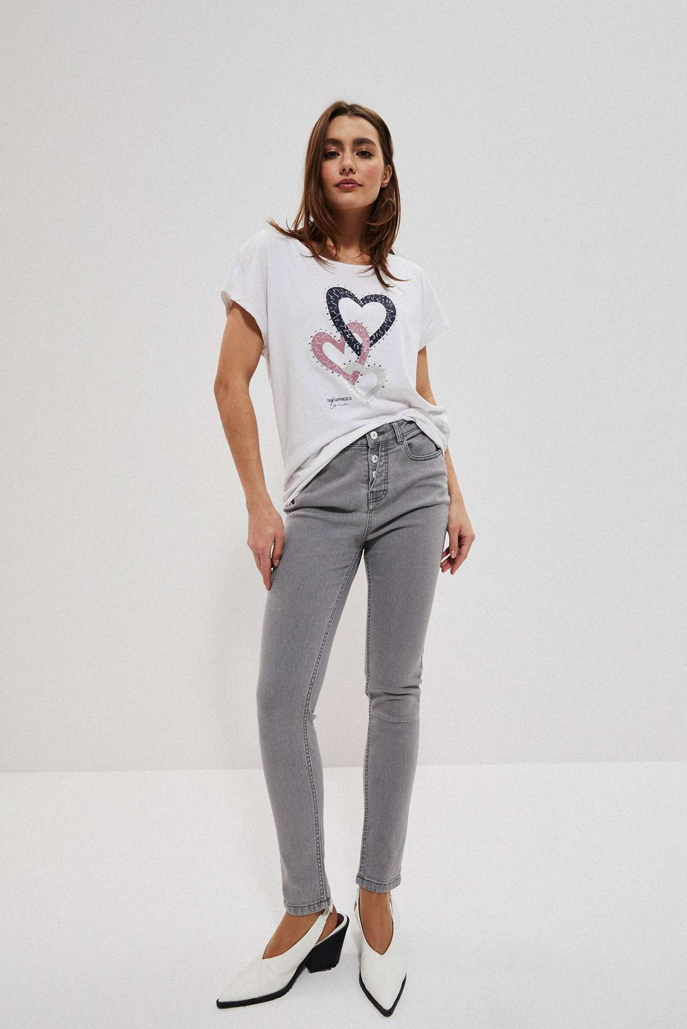 Marisse Push-Up Jeans L-Je-3721 Grey