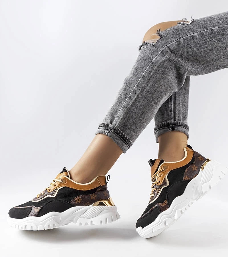 Gemre Adidași negri cu talpă neregulată de Alta