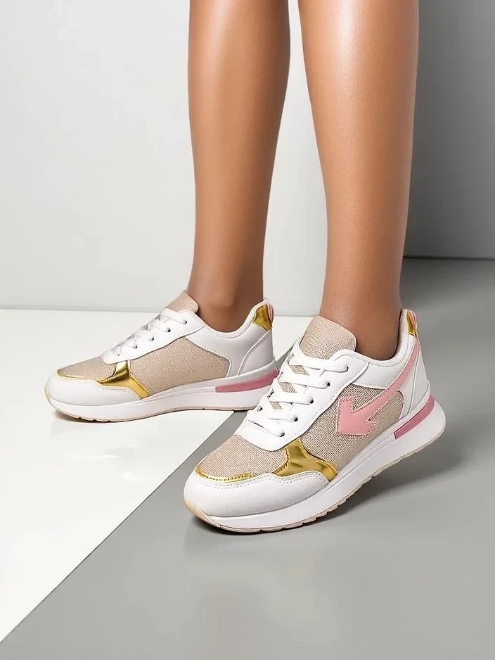 Resti Women&#039;s sporty sneakers with glitter Berilane