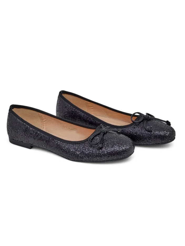 Resti Women&#039;s ballet flats with glitter and bow Aramie