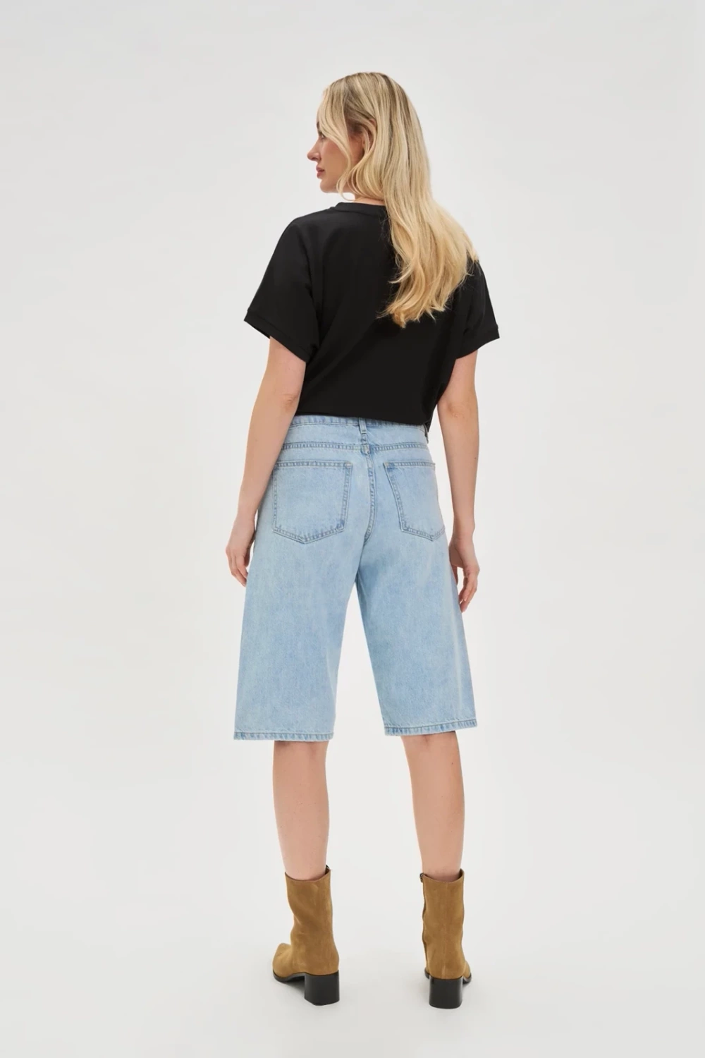 Marisse Women's Shorts L-Sh-4601 L.Blue