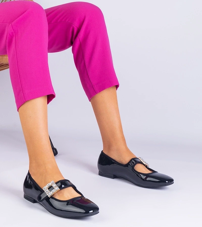 marka niezdefiniowana Black ballerinas Chuwi