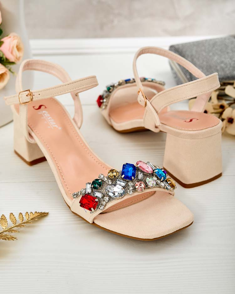 Resti Women's Sandals on a post with crystals Osdar