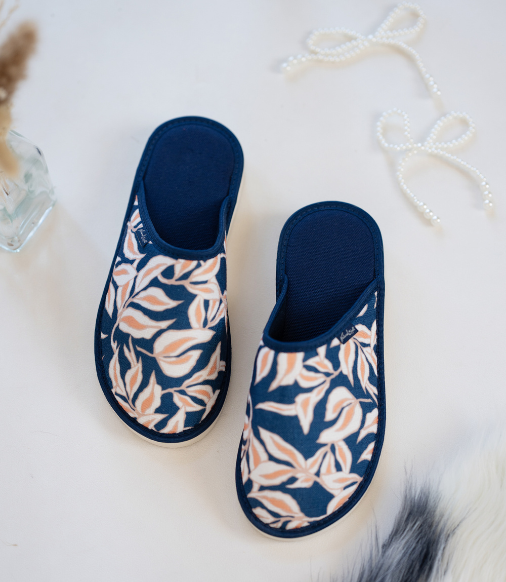 Дамски чехли Natural Style NS-068b сини