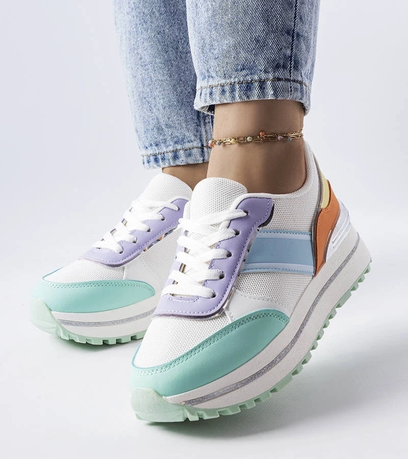 D/CEO White trainers Justar