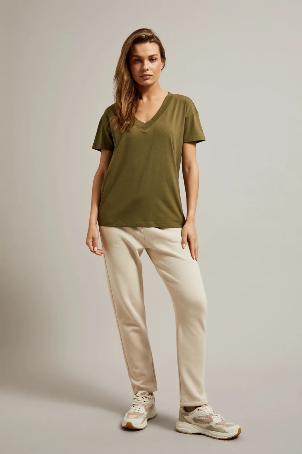 Marisse Women's T-Shirt Z-Ts-4500 D.Olive