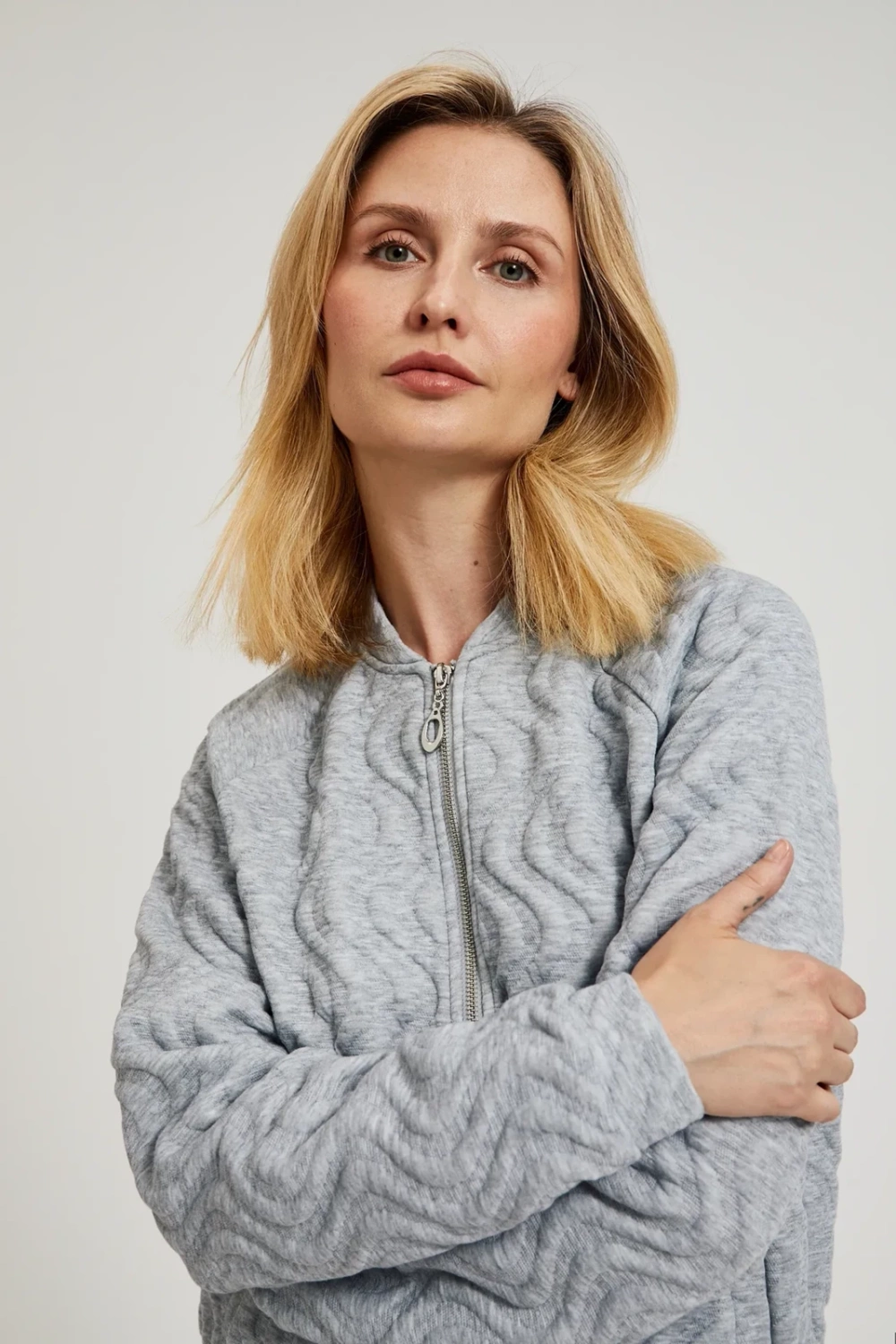 Marisse Women&#039;s Sweatshirt Z-Bl-4506 L.Grey