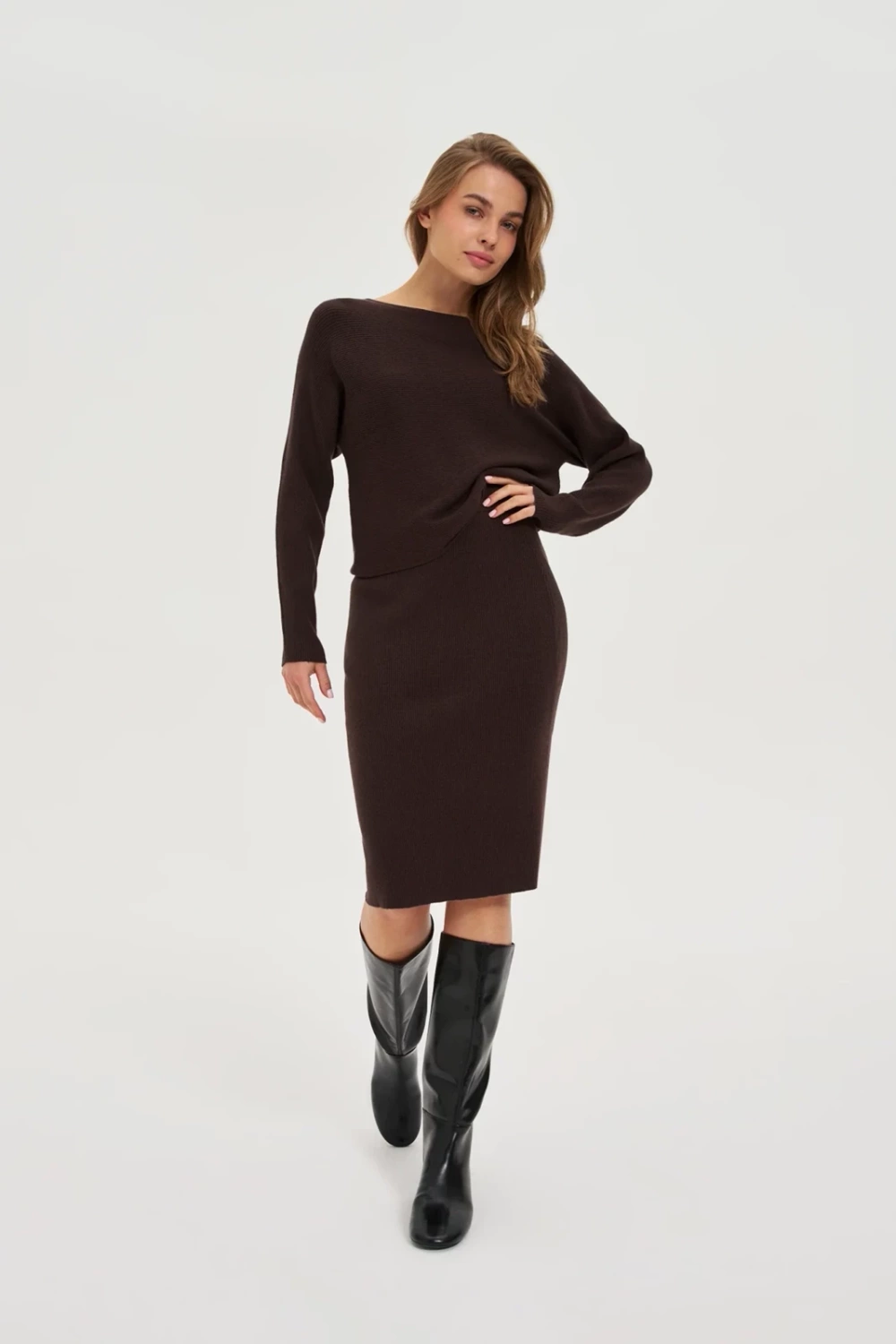 Marisse WOMEN&#039;S SKIRT Z-SC-4800 BROWN