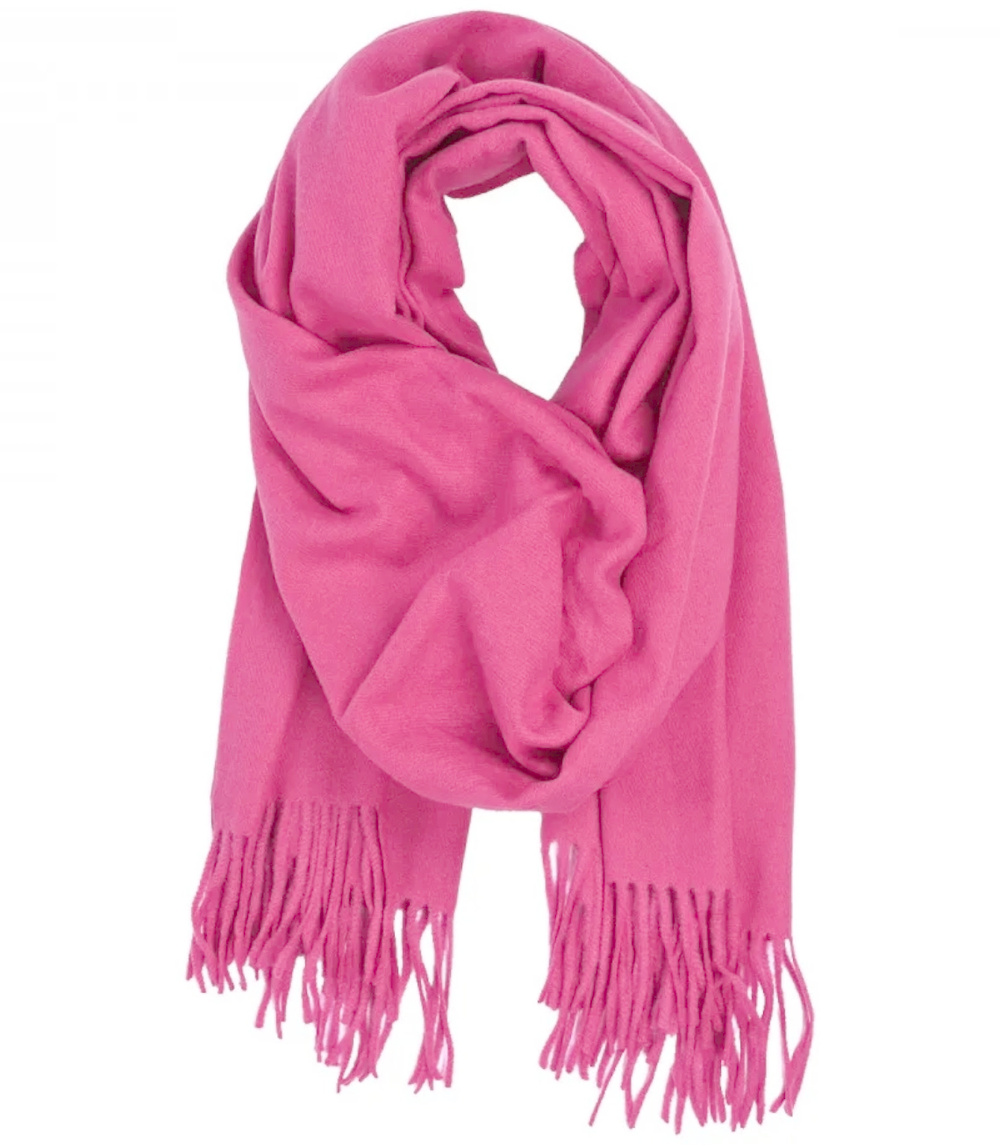 Pri Scarf Thick scarf tassels single color warm soft 200x70 cm