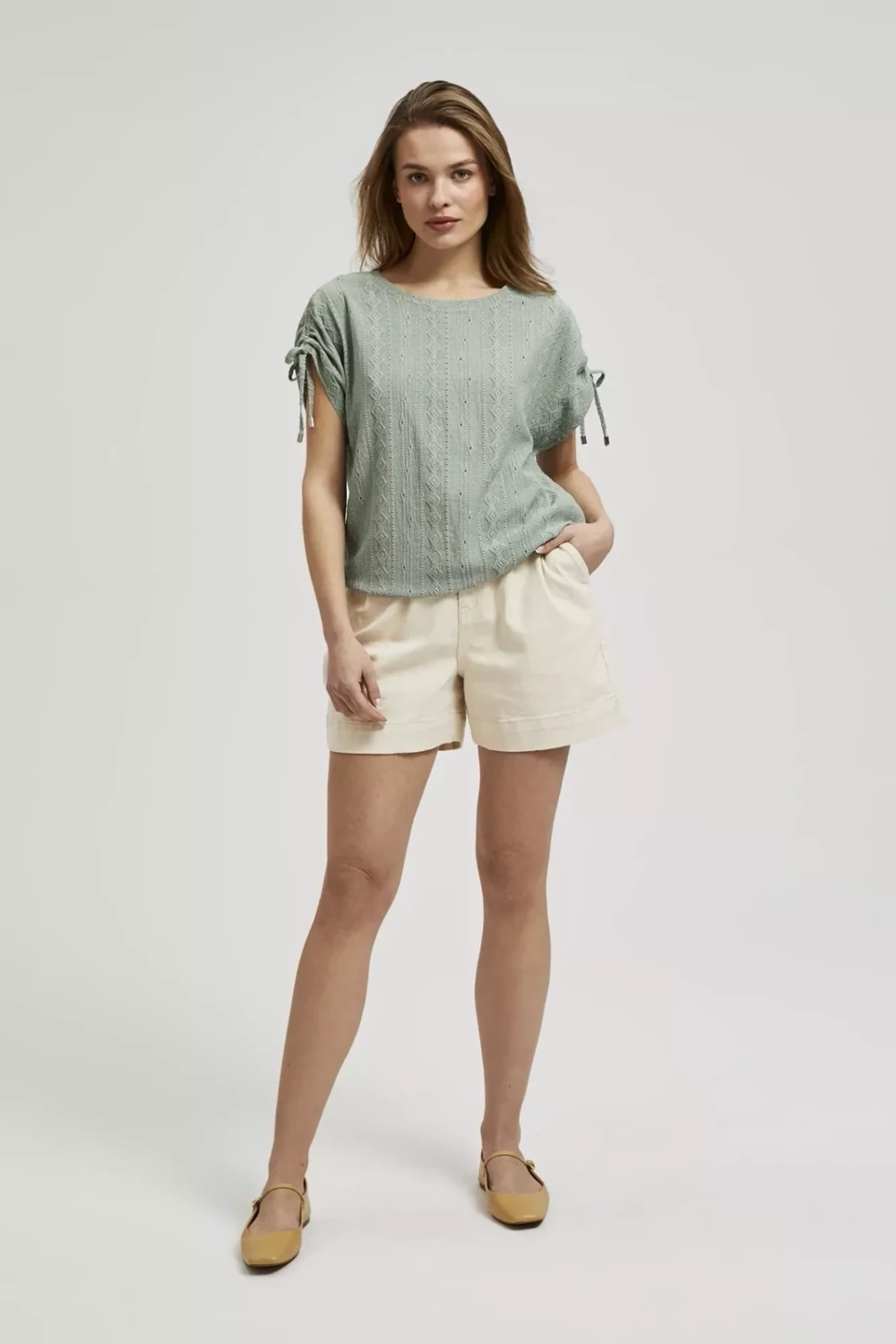 Marisse Women's Blouse L-Ts-4365 Olive