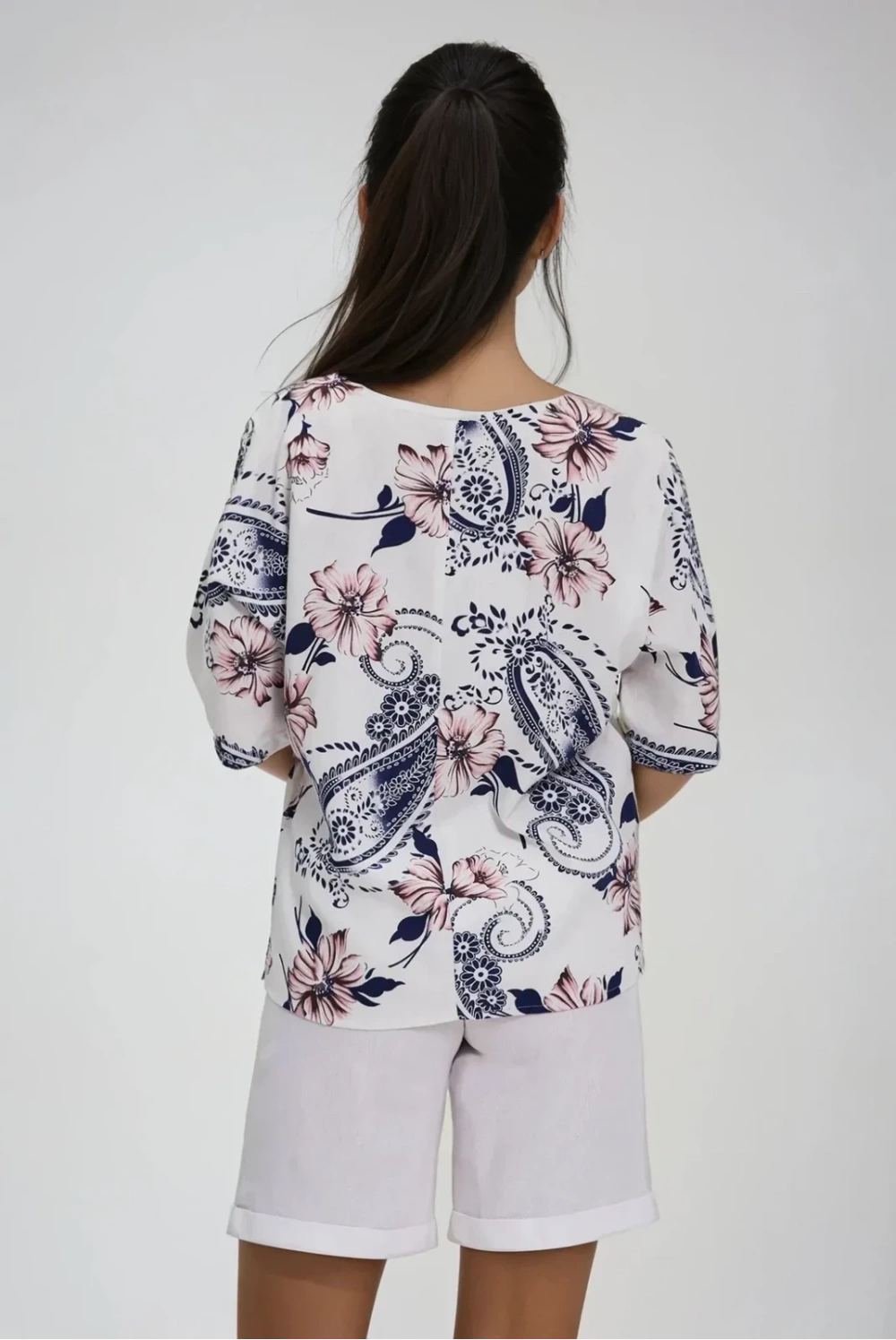 Marisse White Viscose Shirt