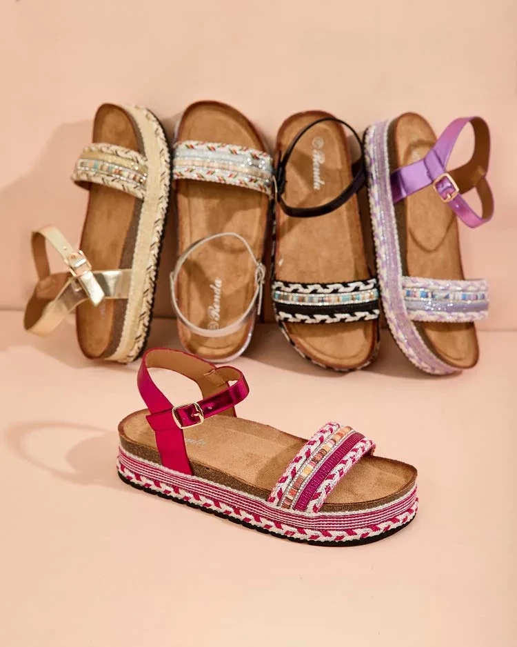 Resti Royalfashion Women's Embroidered Mussir Sandals