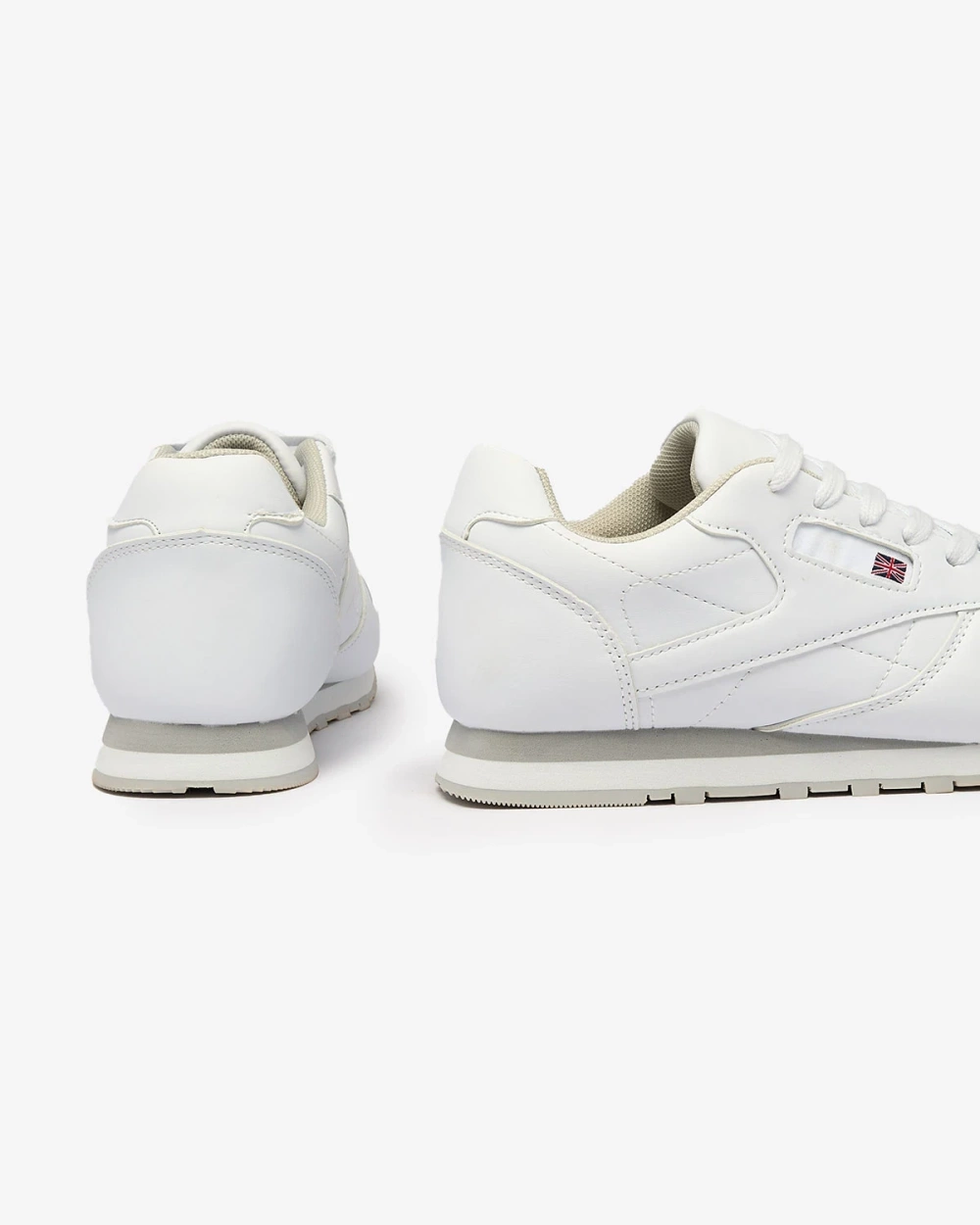 Resti Classic Women&#039;s White and Gray Sports Shoes Reurabos
