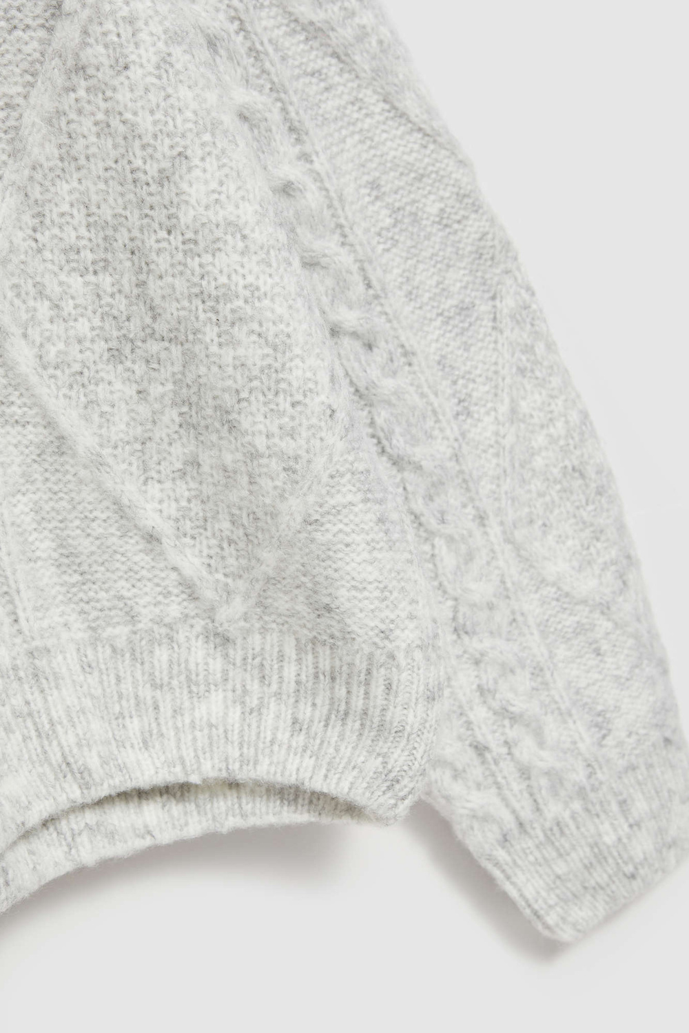 Marisse Gray V-Neck Sweater