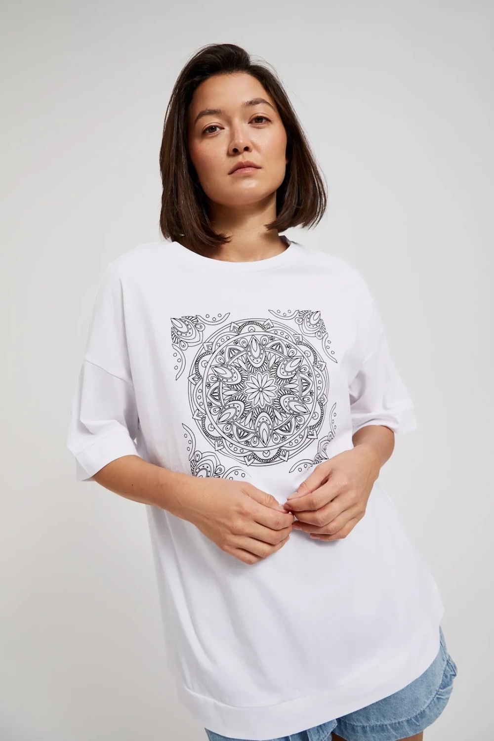 Marisse Women's Blouse L-Ts-4407 White