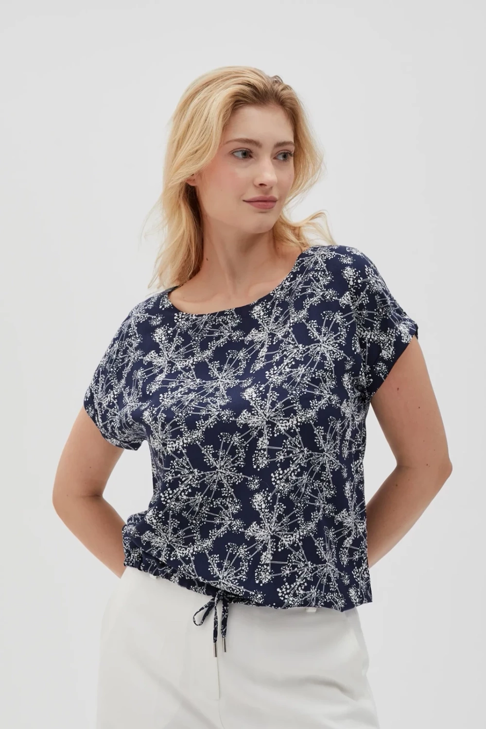 Marisse Women&#039;s Shirt L-Ko-4628 Navy