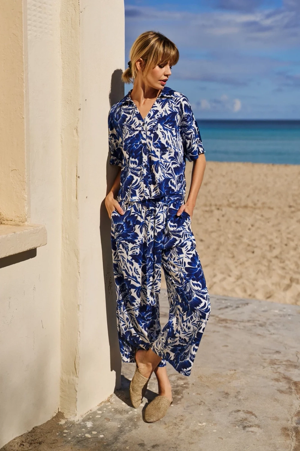 Marisse Blue Culottes