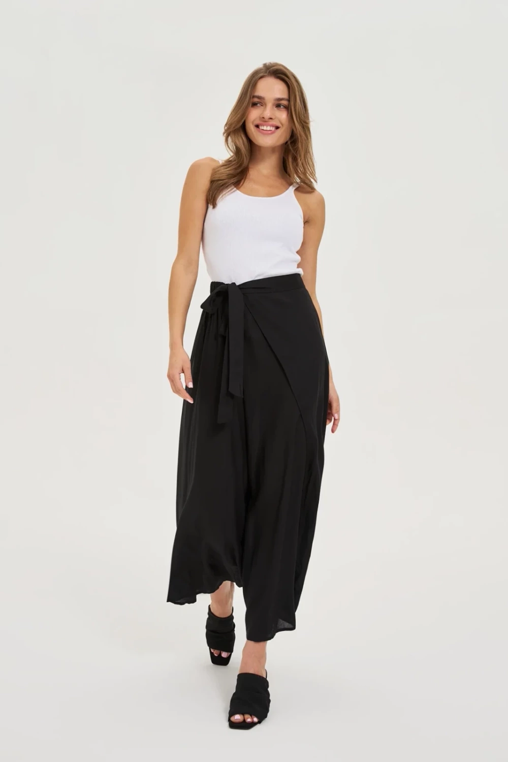 Marisse White Cotton Top