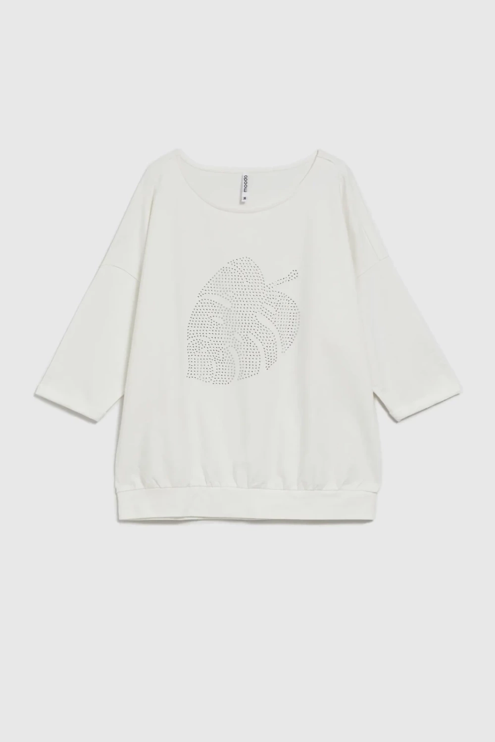 Marisse Women&#039;s Sweatshirt L-Bl-4600 Off White