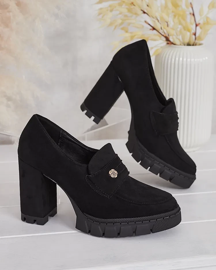 Resti Women&#039;s high stiletto moccasins Nerio