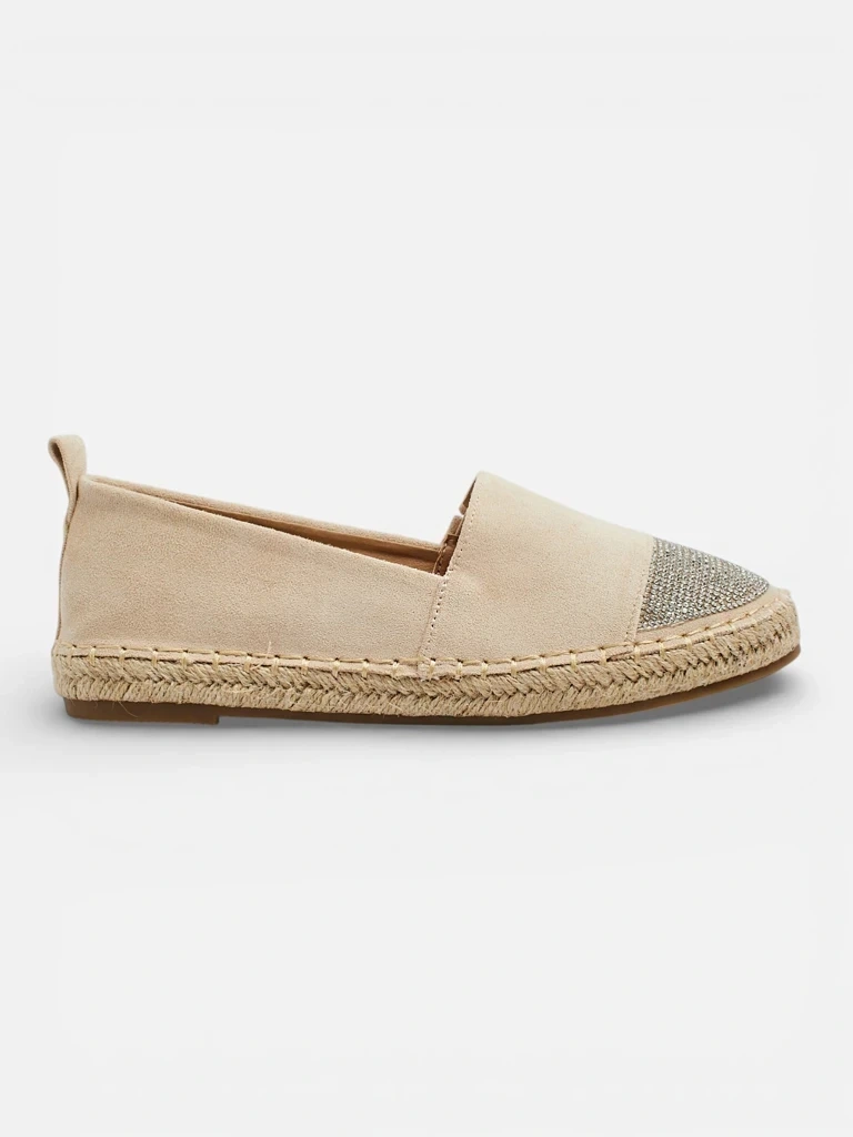Dámske espadrilky s kamienkami Avira