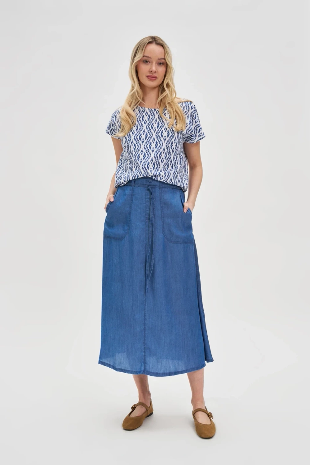 Marisse Women's T-Shirt L-Ts-4712 White