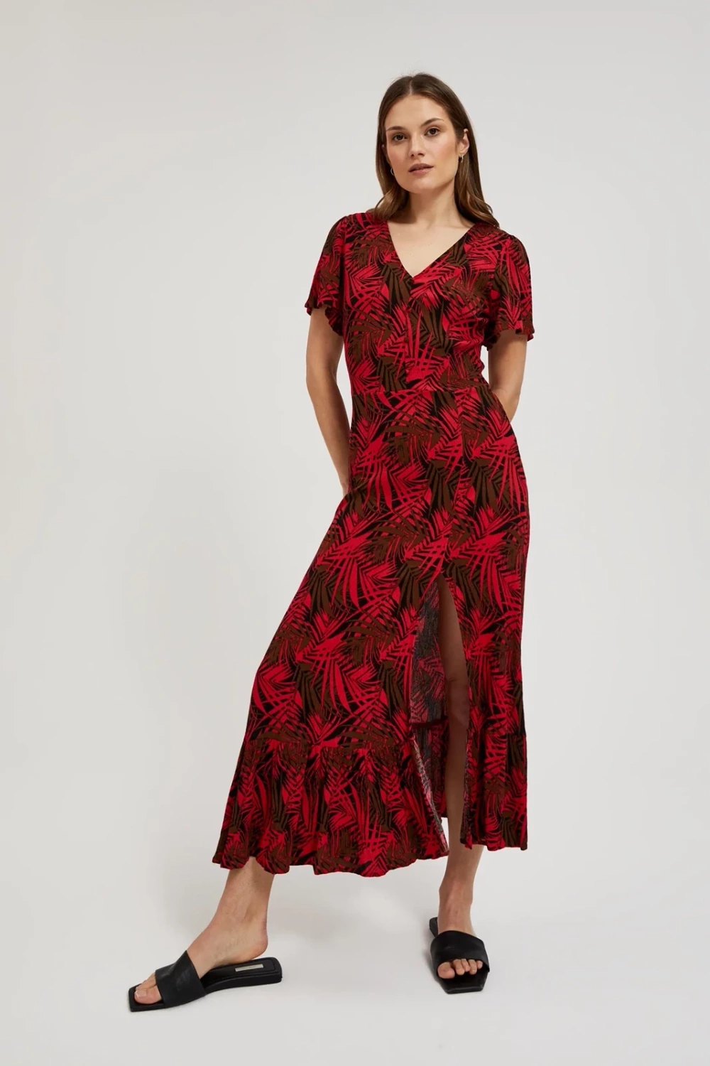 Marisse Women's Dress L-Su-4345 Red