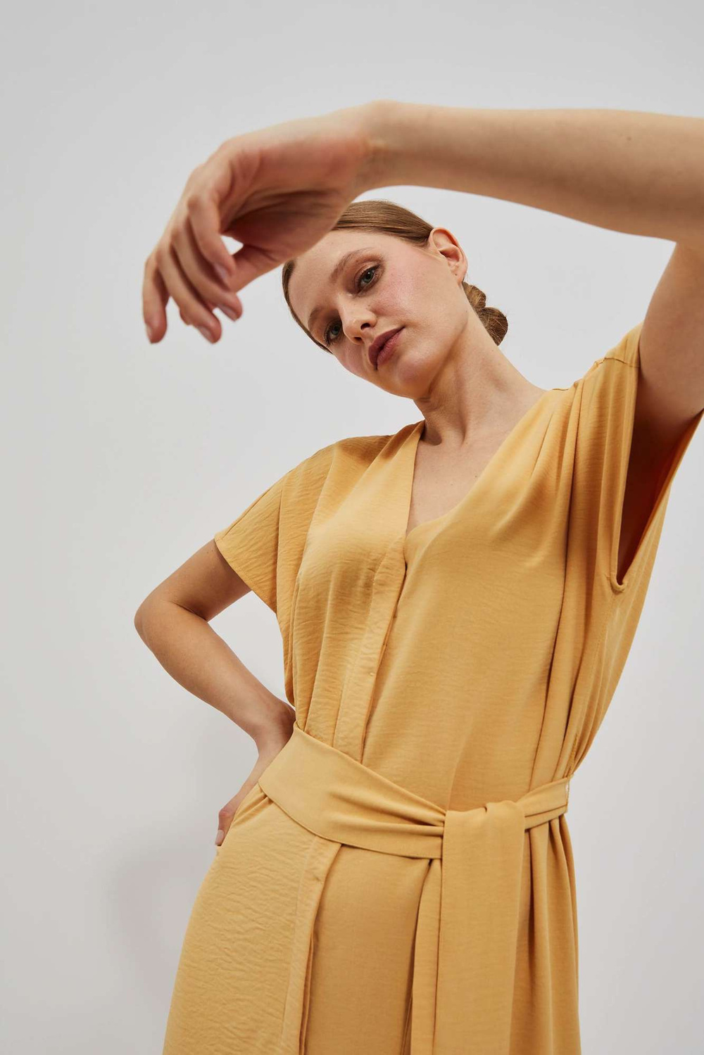 Marisse Women&#039;s Dress L-Su-4046 L.Honey