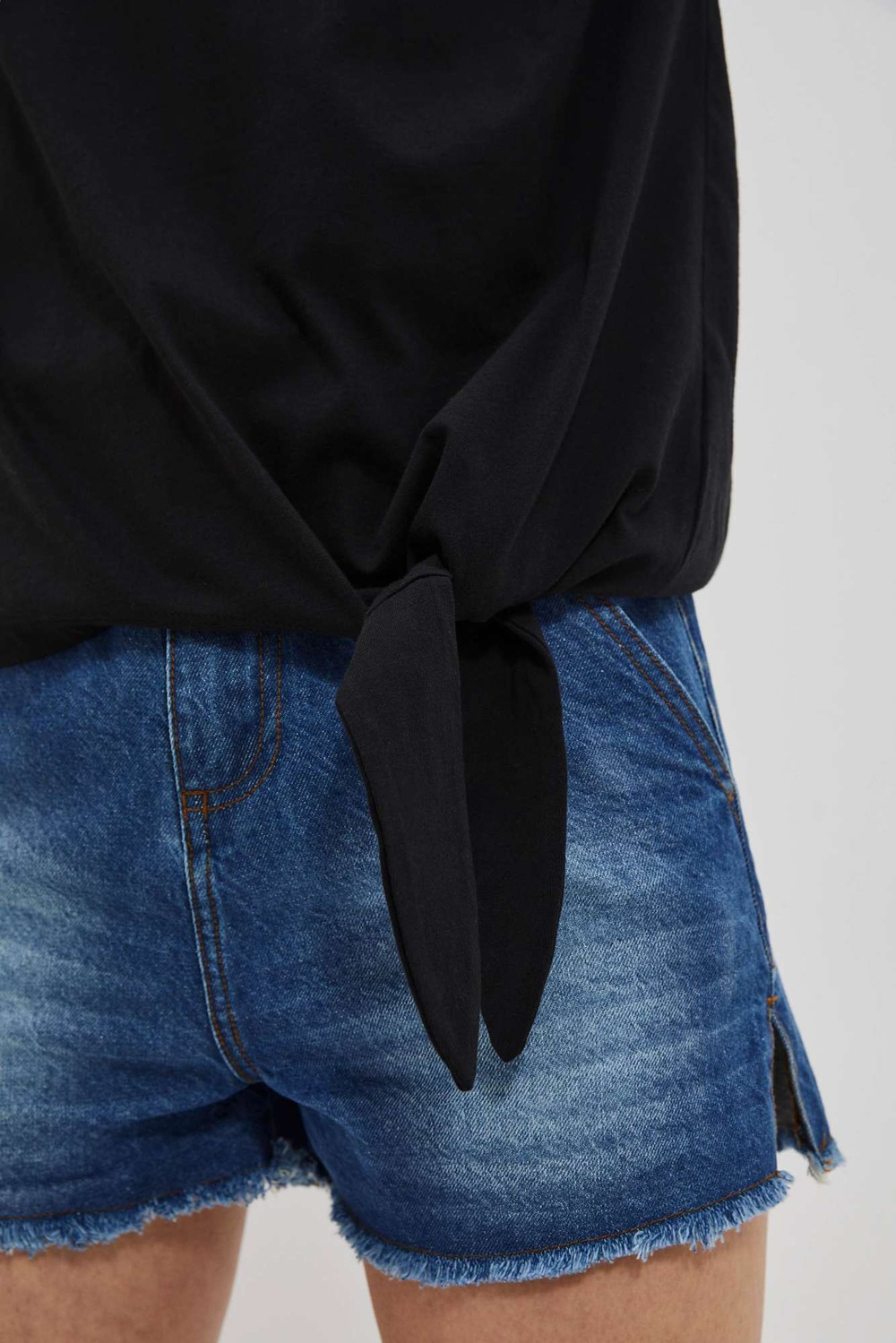 Marisse Women's T-Shirt L-Ts-4031 Black