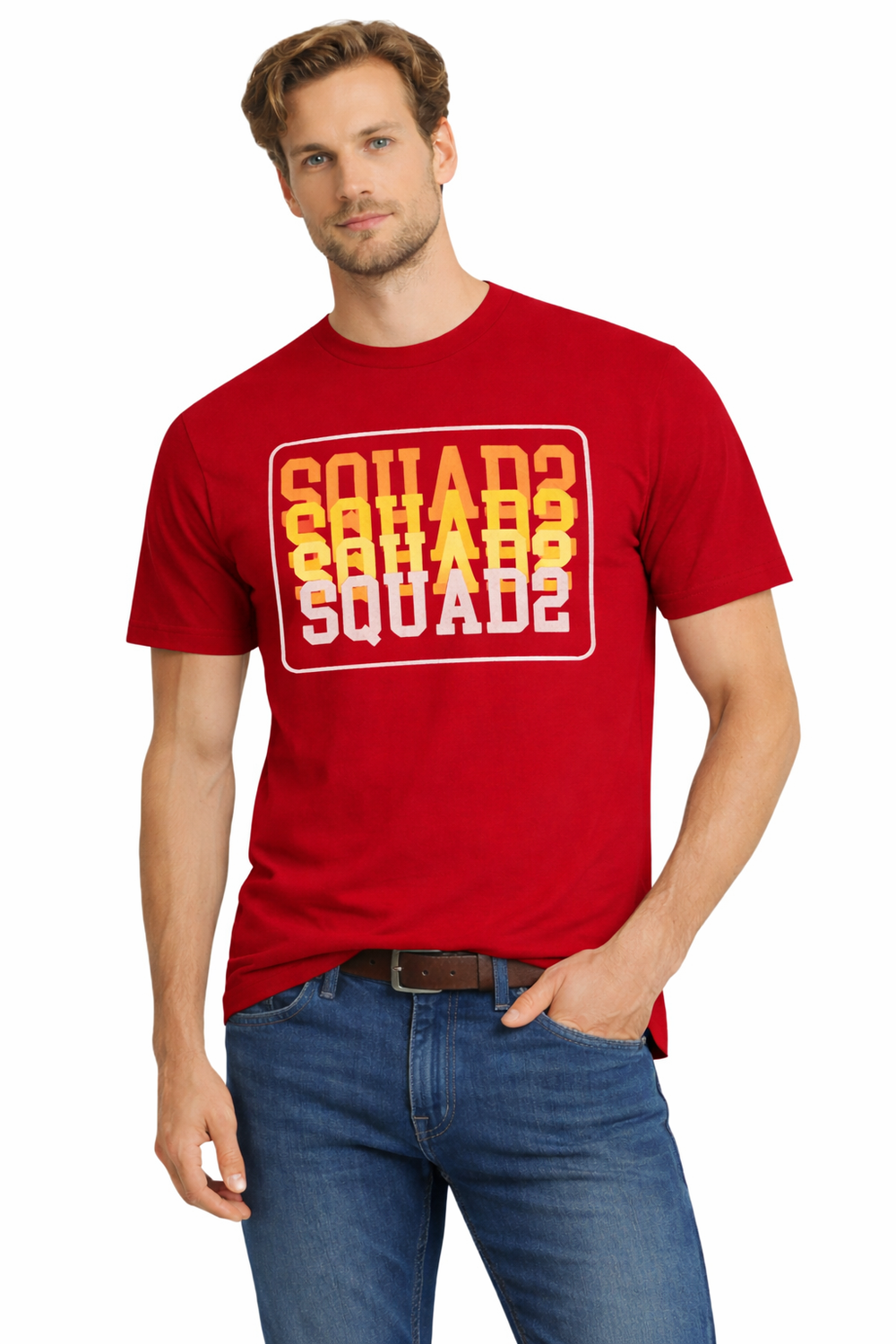 Пуловер 3001, червен