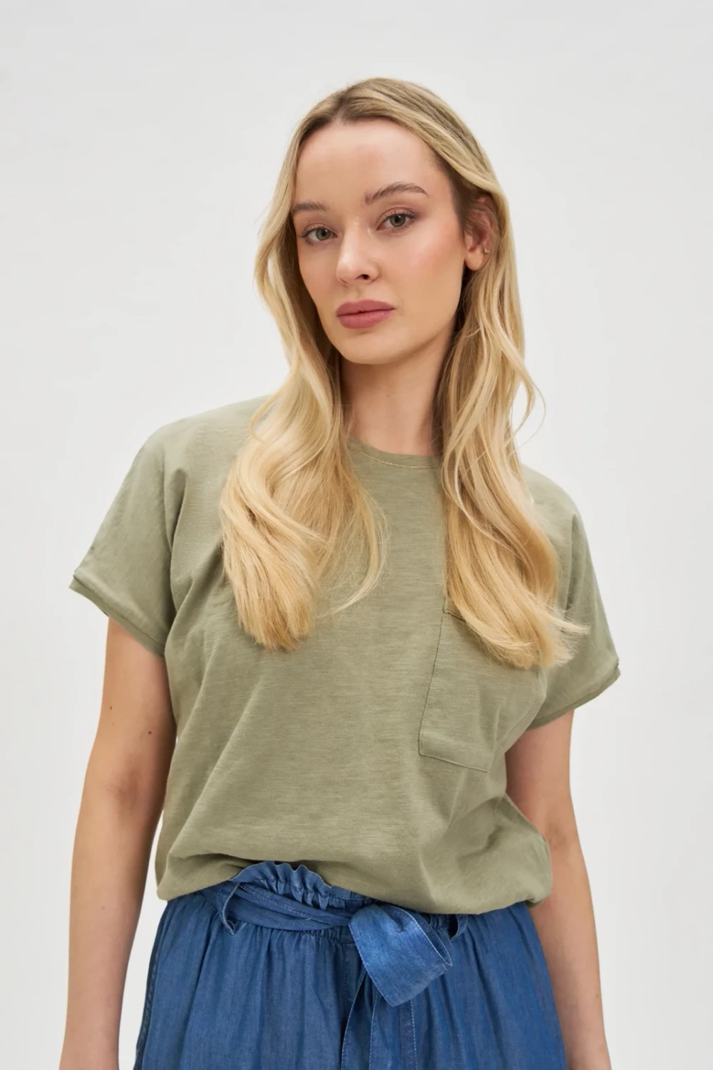 Marisse Womens T-Shirt L-Ts-4693 Olive