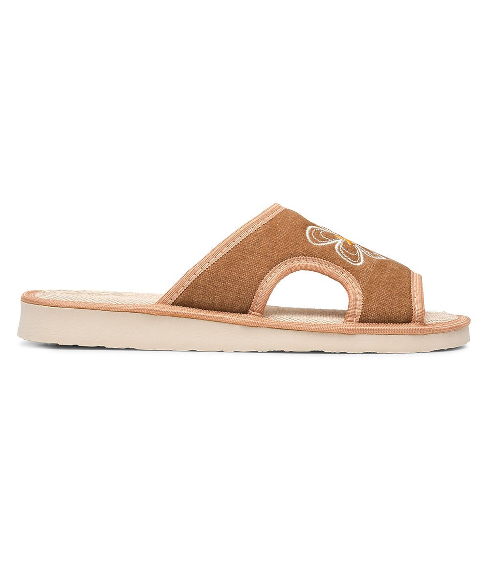 Dámske papuče Natural Style NS-012 hnedé