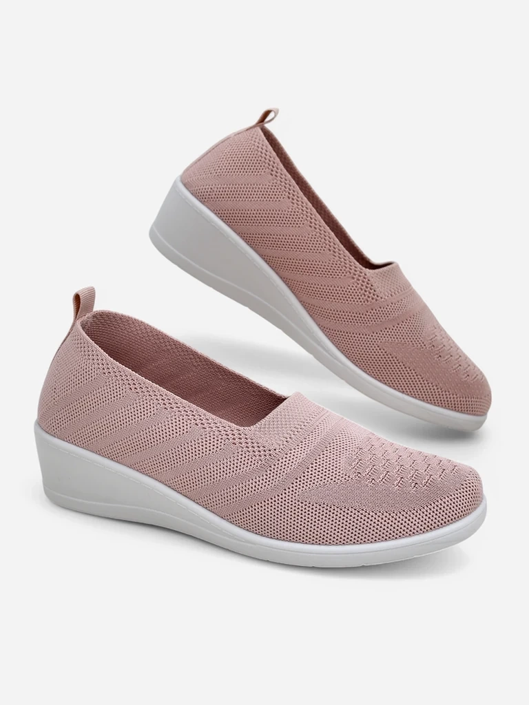 Resti Women's moccasins on a low wedge Epoles