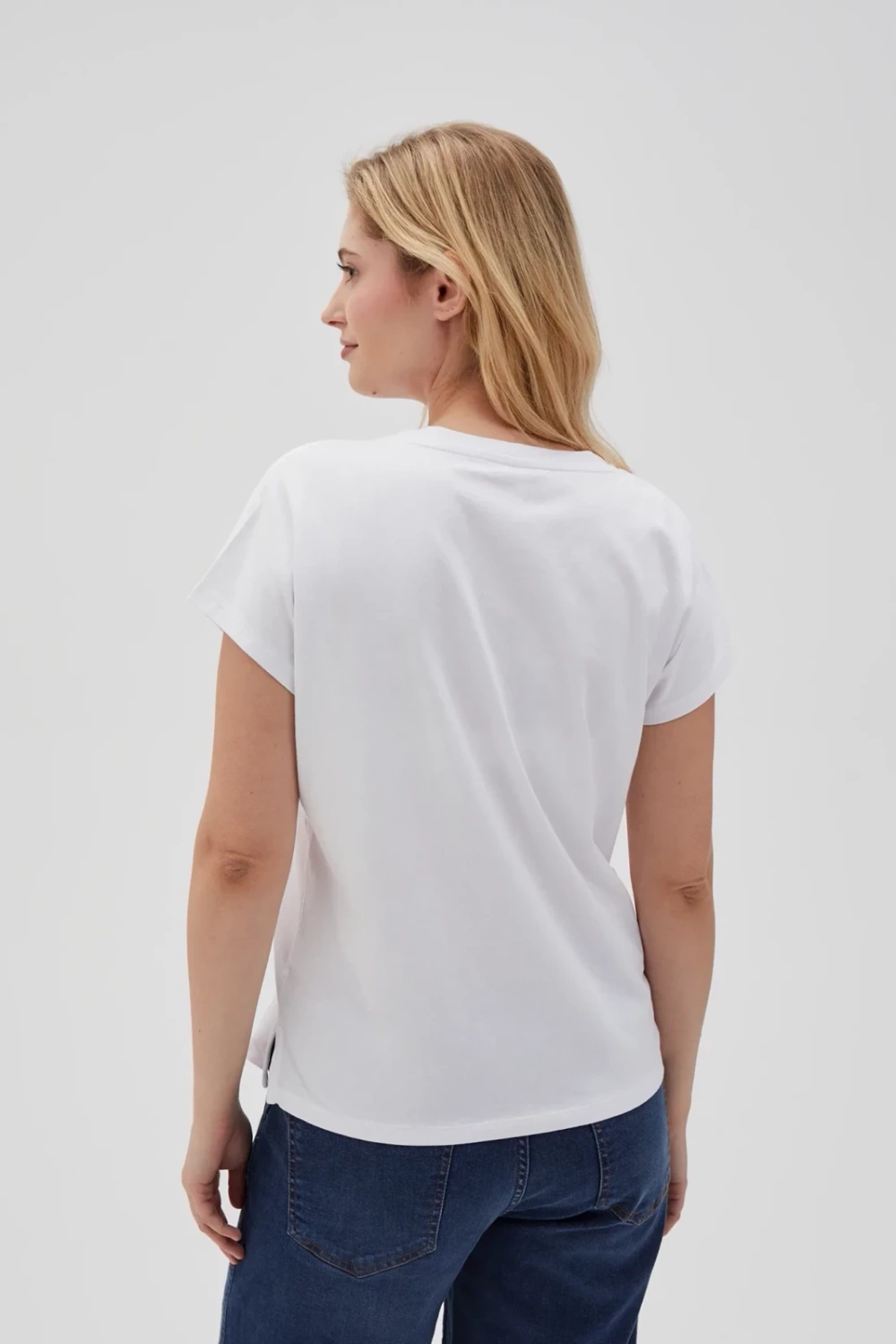 Marisse Women's T-Shirt L-Ts-4623 White