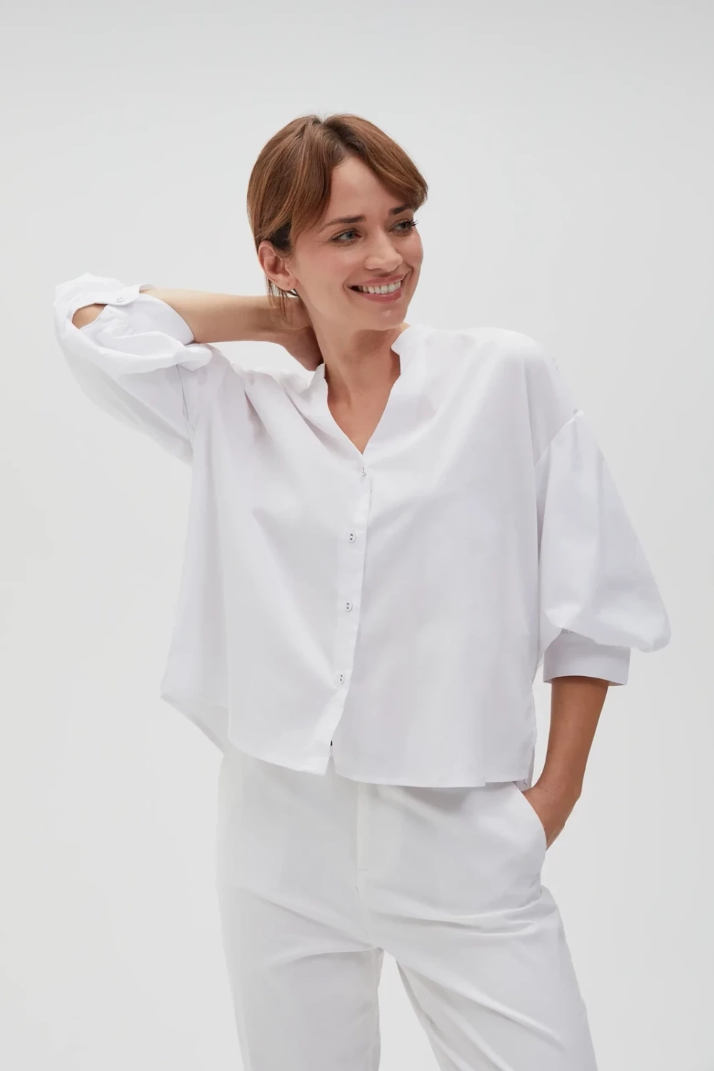Marisse Women&#039;s Shirt L-Ko-4615 White