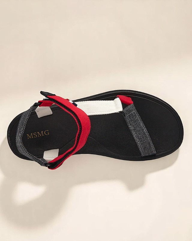 Resti Women's fabric sandals in red Ojo