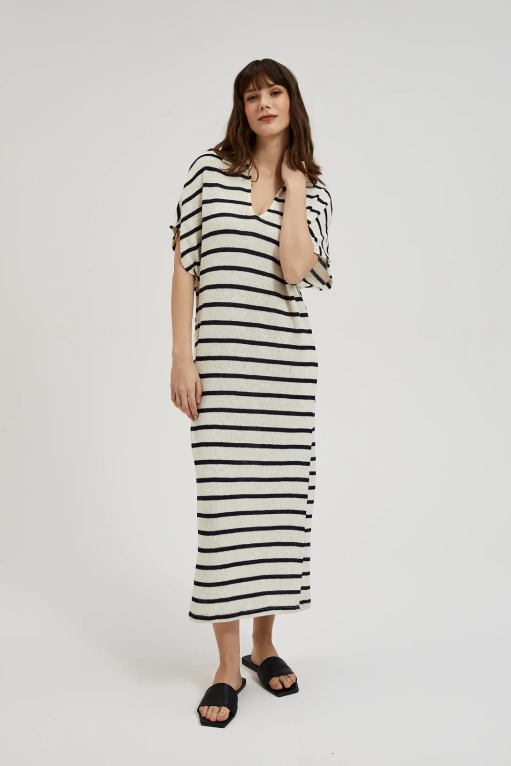 Marisse Women&#039;s Dress L-Su-4338 Off White