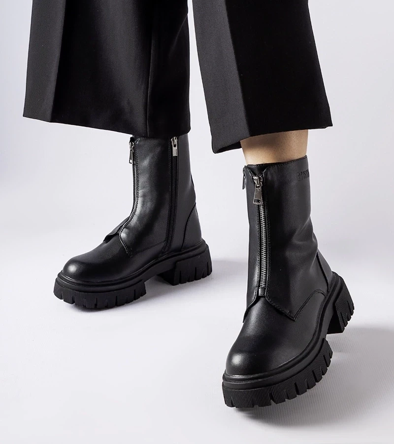 Botine negre călduroase Big Star