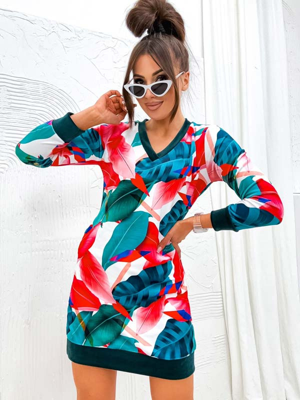 Resti Women's mini dress with original pattern